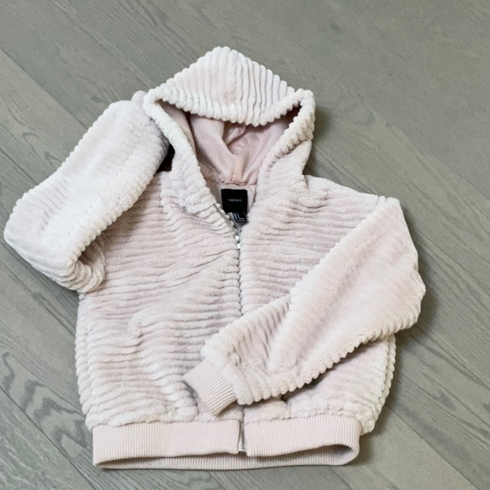 Forever 21 Pink Fleece Jacket